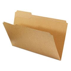 Universal Kraft File Folders, 1/3 Cut Assorted, Top Tab, Legal, Brown, 100/Box UNV16143