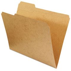 Universal Kraft File Folders, 1/3 Cut Assorted, Top Tab, Letter, Brown, 100/Box UNV16133