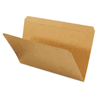 Universal Kraft File Folders, Straight Cut, Top Tab, Legal, Brown, 100/Box UNV16140