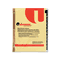 Universal Leather-Look Mylar Tab Dividers, 12 Month Tabs, Letter, Black/Gold, 12/Set UNV20823