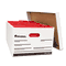 Universal Lift-Off Lid File Storage Box, Legal, Fiberboard, White, 12/Carton UNV95221