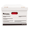 Universal Lift-Off Lid File Storage Box, Legal, Fiberboard, White, 12/Carton UNV95221