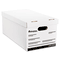 Universal Lift-Off Lid File Storage Box, Letter, Fiberboard, White, 4/Carton UNV952204