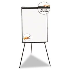 Universal Lightweight Tripod Style Dry Erase Easel, 29 x 41, White/Black UNV43032