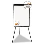 Universal Lightweight Tripod Style Dry Erase Easel, 29 x 41, White/Black UNV43032