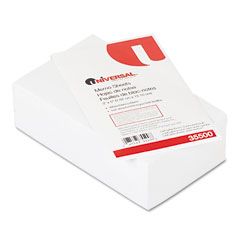 Universal Loose Memo Sheets, 3 x5, White, 500 Sheets/Pack UNV35500