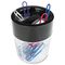 Universal Magnetic Clip Dispenser, Two Compartments, Plastic, 2 1/2 x 2 1/2 x 3 UNV08126