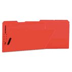 Universal Manila Folders, 2 Fasteners, 1/3 Tab, Legal, Red, 50/BX UNV13527