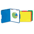 Universal Manila Folders, 2 Fasteners, 1/3 Tab, Letter, Blue, 50/BX UNV13521