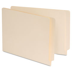 Universal Manila Reinforced Shelf Folder, Letter, 100/Box UNV13330