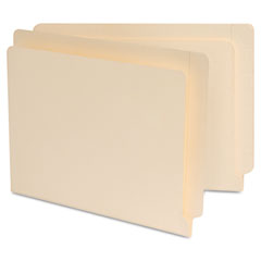 Universal Manila Reinforced Shelf Folder, Nine Inch High Front, Letter, 100/Box UNV13300