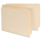 Universal Manila Reinforced Shelf Folder, Nine Inch High Front, Letter, 100/Box UNV13300