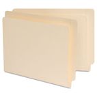 Universal Manila Reinforced Shelf Folder, Nine Inch High Front, Letter, 100/Box UNV13300