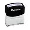 Universal Message Stamp, FAXED, Pre-Inked/Re-Inkable, Blue UNV10053