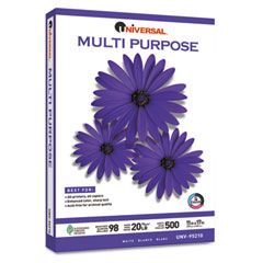 Universal Multipurpose Paper, 98 Brightness, 20lb, 11 x 17, Bright White, 2500 Shts/Ctn UNV95210