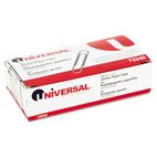 Universal Nonskid Paper Clips, Wire, Jumbo, Silver, 100/Box UNV72240BX