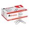 Universal Nonskid Paper Clips, Wire, No. 1, Silver, 100/Box, 10 Boxes/Pack UNV72230