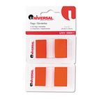 Universal Page Flags, Red, 2 Dispensers of 50 Flags/Pack UNV99001