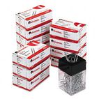 Universal Paper Clips, Smooth Finish, No. 1, Silver, 100/Box, 10 Boxes/Pack UNV72210
