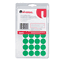 Universal Permanent Self-Adhesive Color-Coding Labels, 3/4in dia, Green, 1008/Pack UNV40115