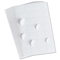 Universal Permanent Self-Adhesive Color-Coding Labels, 3/4in dia, White, 1008/Pack UNV40108