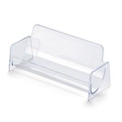 Universal Plastic Business Card Holder, Capacity 50 2-1/4 x 4 Cards, Clear UNV12590