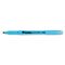 Universal Pocket Clip Highlighter, Chisel Tip, Fluorescent Blue Ink, 12/Pk UNV08854