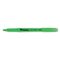 Universal Pocket Clip Highlighter, Chisel Tip, Fluorescent Green Ink, 12/Pk UNV08852