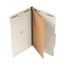 Universal Pressboard Classification Folder, Legal, Four-Section, Gray, 10/Box UNV10262