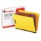 Universal Pressboard End Tab Classification Folders, Letter, Six-Section, Yellow, 10/Box UNV10319