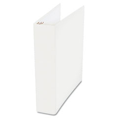 Universal PVC Free D-Ring Binder, Heavy Paper/Index Stock, 3" Capacity, White UNV90403