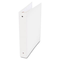 Universal PVC Free Round Ring Binder, Heavy Paper/Index Stock, 1" Capacity, White UNV91401
