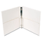 Universal PVC Free Round Ring Binder, Heavy Paper/Index Stock, 1" Capacity, White UNV91401