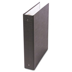 Universal PVC Free Round Ring Binder, Heavy Paper/Index Stock, 2" Capacity, Black UNV91302