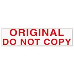 Universal Recycled Custom Micropore Stamp, Preinked, 1/2 x 2 UNV10024GN