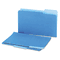 Universal Recycled Interior File Folders, 1/3 Cut Top Tab, Legal, Blue, 100/Box UNV15301