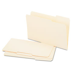 Universal Recycled Interior File Folders, 1/3 Cut Top Tab, Legal, Manila, 100/Box UNV15213