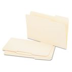 Universal Recycled Interior File Folders, 1/3 Cut Top Tab, Legal, Manila, 100/Box UNV15213