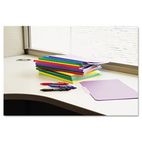 Universal Recycled Interior File Folders, 1/3 Cut Top Tab, Letter, Assorted, 100/Box UNV12306