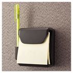 Universal Recycled Plastic Cubicle 3 x 3 Pop-Up Note Dispenser, Charcoal UNV08205