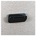 Universal Recycled Plastic Partition Clip, 4-1/2w x 2h, Charcoal UNV08171