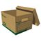 Universal Recycled Record Storage Box, Letter, 12" x 24" x 10", Kraft, 12/Carton UNV28220