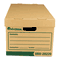 Universal Recycled Record Storage Box, Letter, 12" x 24" x 10", Kraft, 12/Carton UNV28220