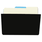 Universal Recycled Wall File, Add-On Pocket, Plastic, Black UNV08122