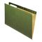 Universal Reinforced Recycled Hanging Folder, 1/3 Cut, Legal, Standard Green, 25/Box UNV24213
