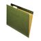 Universal Reinforced Recycled Hanging Folder, 1/5 Cut, Letter, Standard Green, 25/Box UNV24115