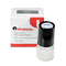 Universal Round Message Stamp, ENTERED, Pre-Inked/Re-Inkable, Blue UNV10076