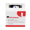 Universal Round Message Stamp, ENTERED, Pre-Inked/Re-Inkable, Blue UNV10076