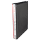 Universal Round Ring Economy Vinyl View Binder, 1" Capacity, Black UNV20961