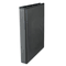 Universal Round Ring Economy Vinyl View Binder, 1" Capacity, Black UNV20961